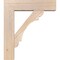Ekena Millwork Olympic Block Smooth Bracket w/ Offset Brace, Douglas Fir, 7 1/2"W x 28"D x 32"H BKT0806X28X32OLY05SDF - alternate 3